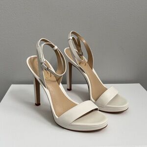 Sam Edelman White High Heels Size 7